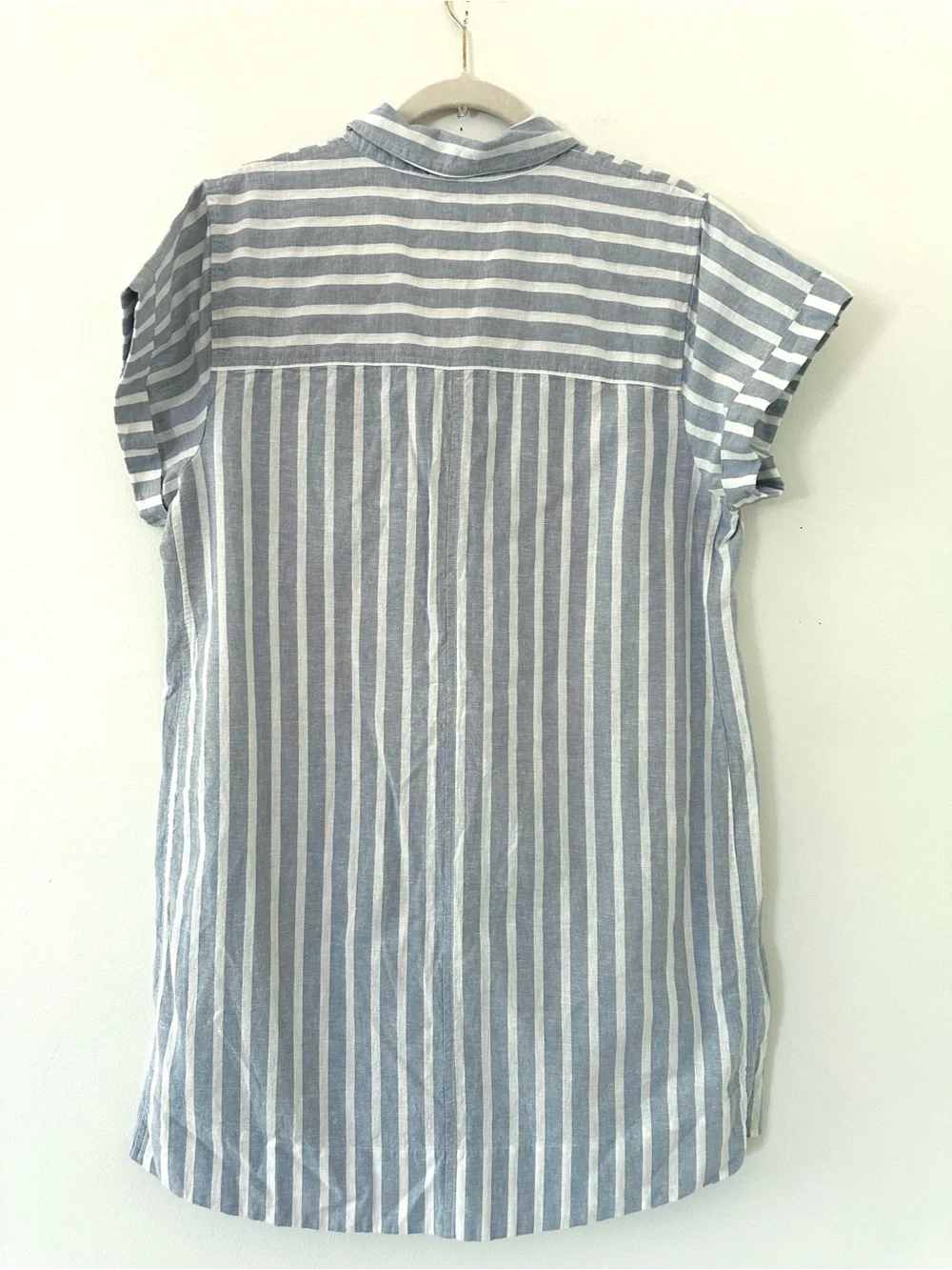 J.Crew Striped linen shirt-dress